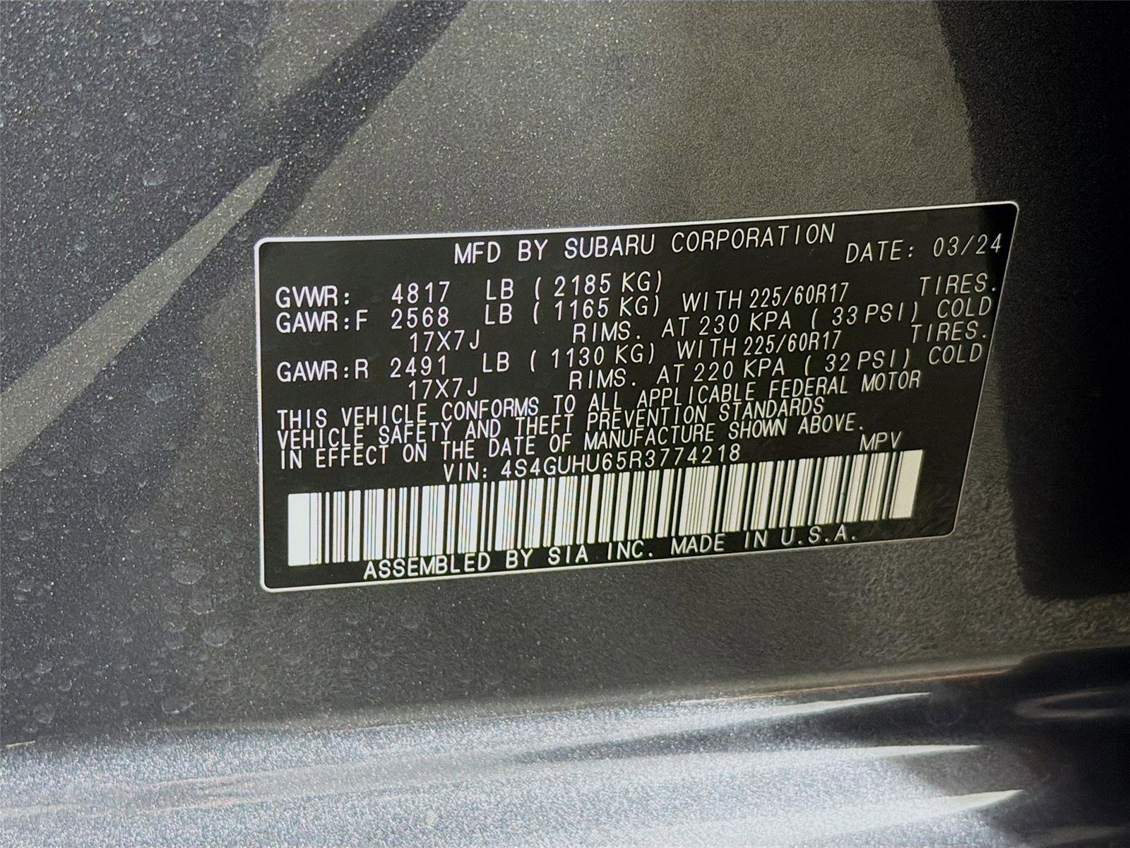 Certified 2024 Subaru Crosstrek 2.5i Wilderness w/ Crosstrek Mirror Package AWD/4WD image 32