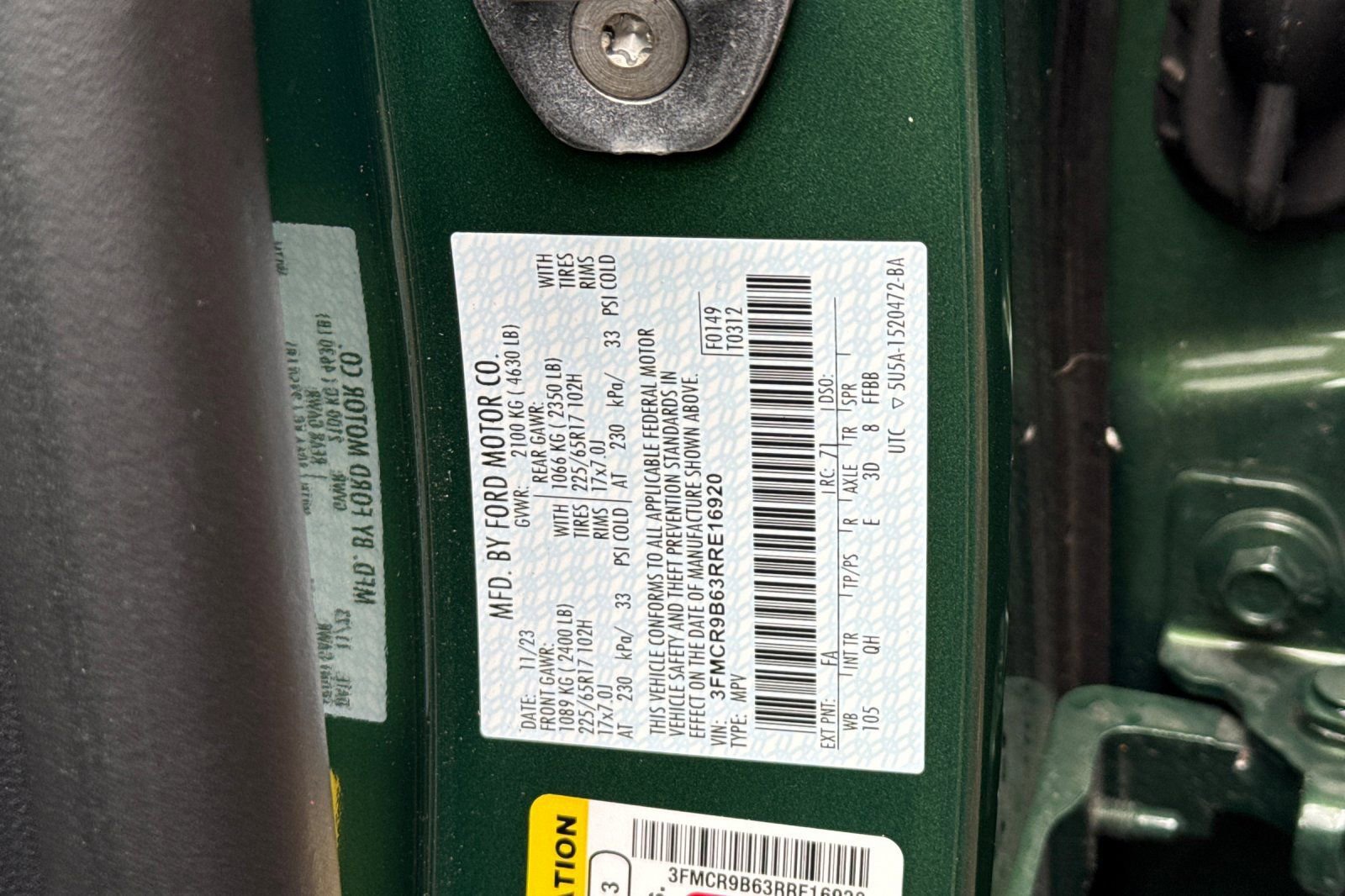 Certified 2024 Ford Bronco Sport Big Bend image 22