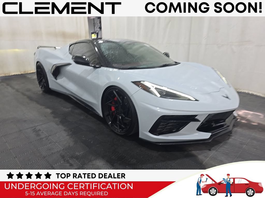 Used 2021 Chevrolet Corvette Stingray Premium Cpe w/ Z51 Performance Package RWD image 1