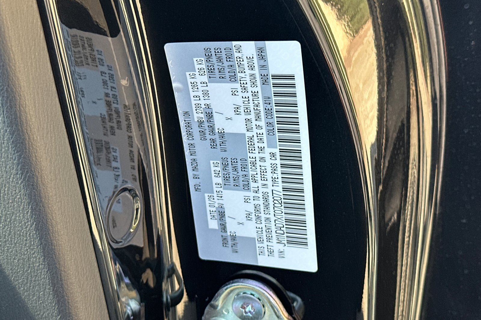 New 2026 MAZDA MX-5 Miata Grand Touring w/ Weather Package image 33