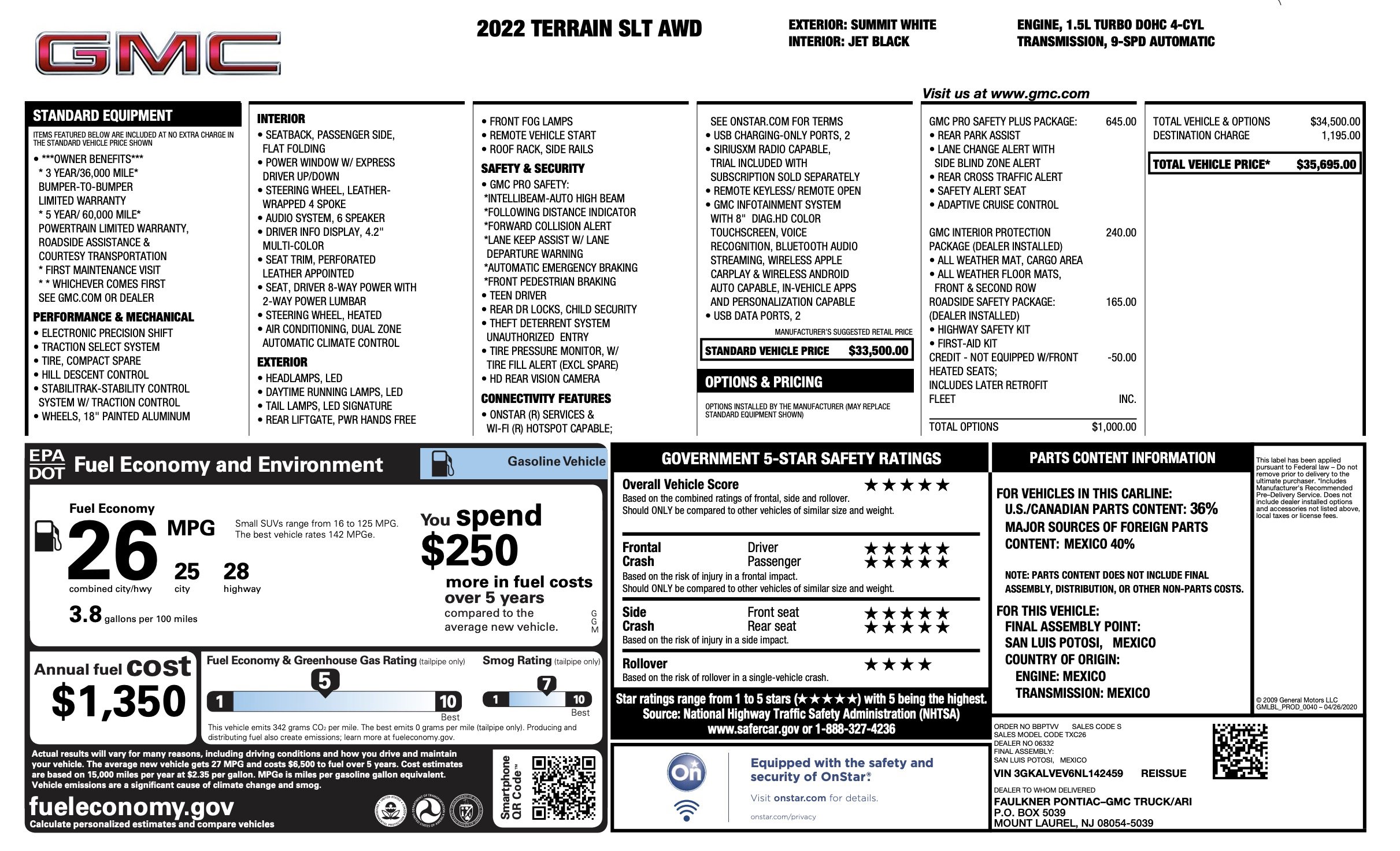 Used 2022 GMC Terrain SLT image 4