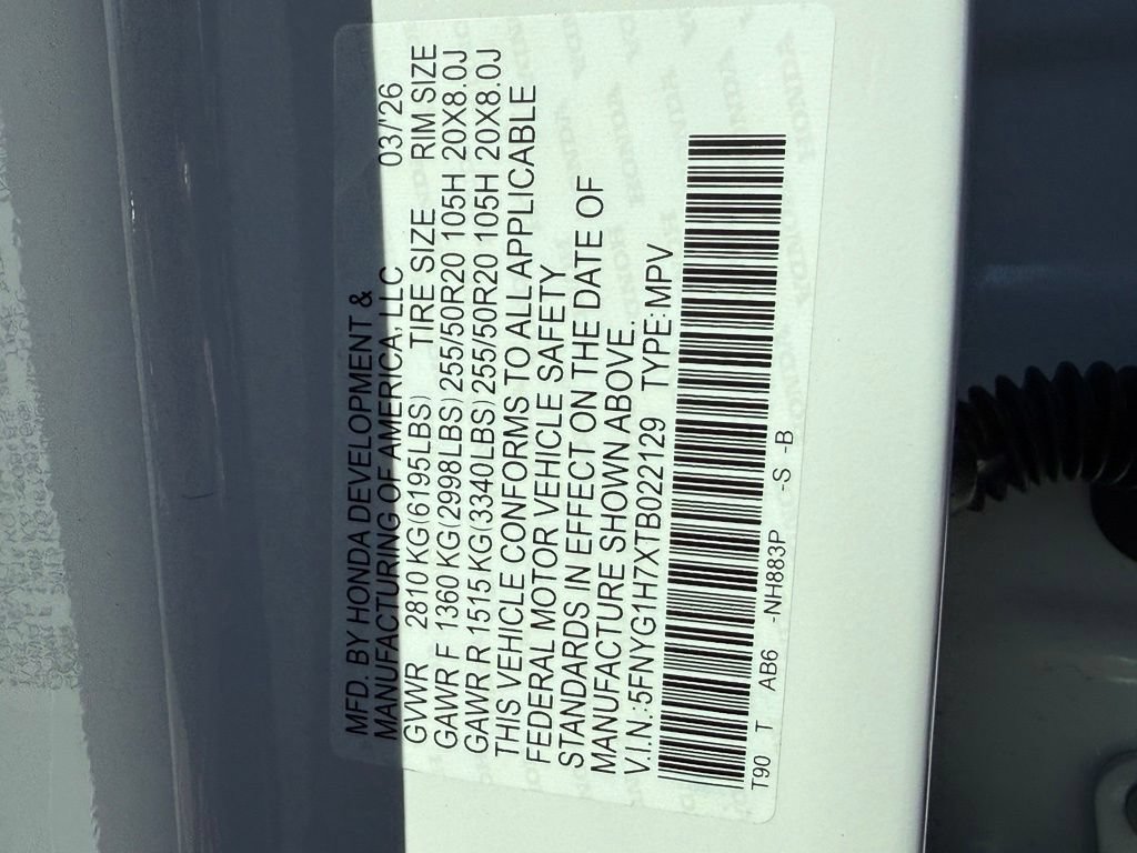 New 2026 Honda Pilot Touring image 26