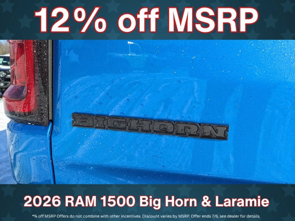 New 2026 RAM 1500 Big Horn w/ Night Edition AWD/4WD image 31
