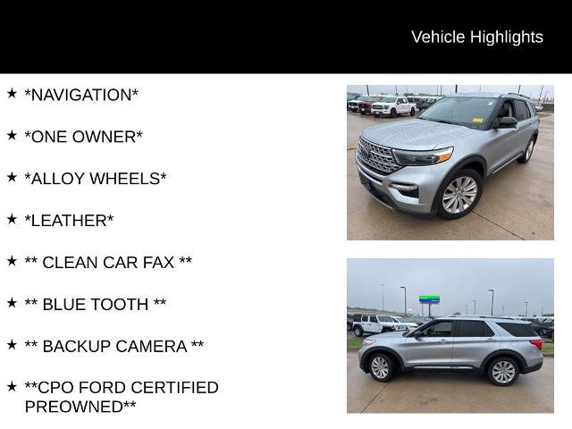 Certified 2021 Ford Explorer Limited w/ Equipment Group 301A RWD image 4