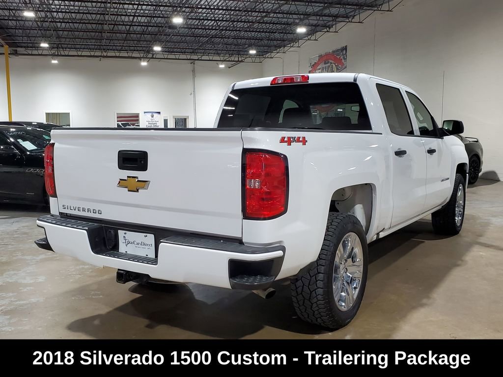 Used 2018 Chevrolet Silverado 1500 Custom w/ Custom Value Package AWD/4WD image 10