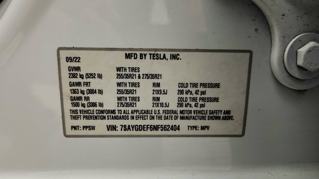 Used 2022 Tesla Model Y Performance image 23