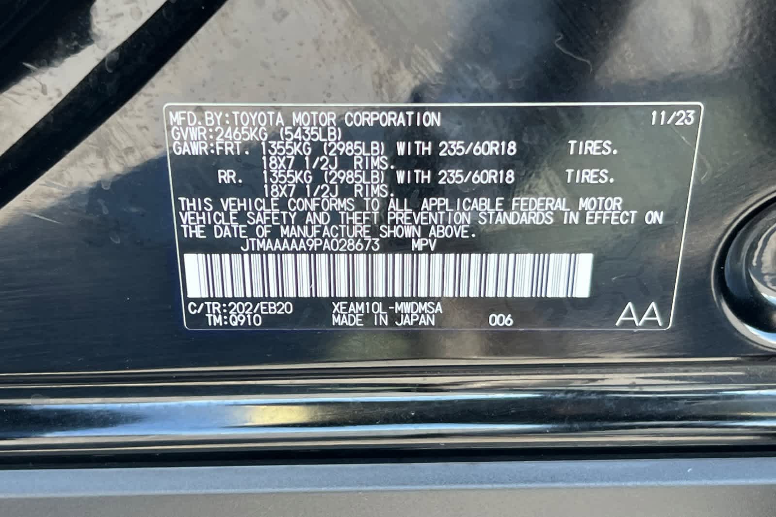 Certified 2023 Toyota bZ4X FWD w/ Weather Package image 34