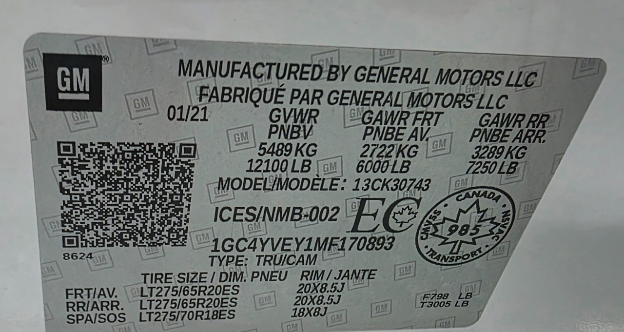 Used 2021 Chevrolet Silverado 3500 High Country w/ Z71 Off-Road Package image 48