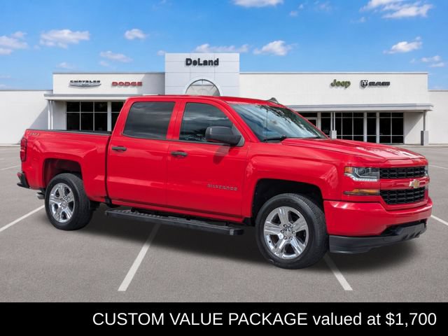Used 2018 Chevrolet Silverado 1500 Custom w/ Custom Value Package AWD/4WD image 1