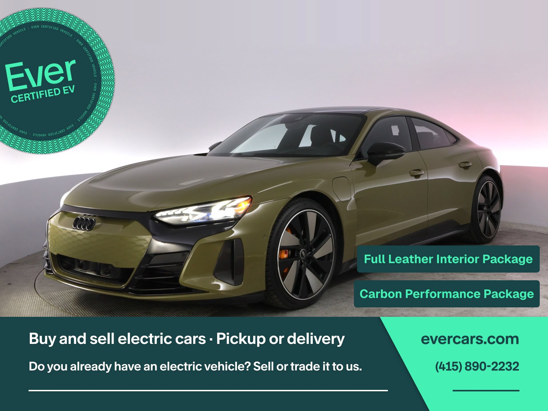 Used 2022 Audi RS e-tron GT w/ Carbon Performance Package AWD/4WD image 1