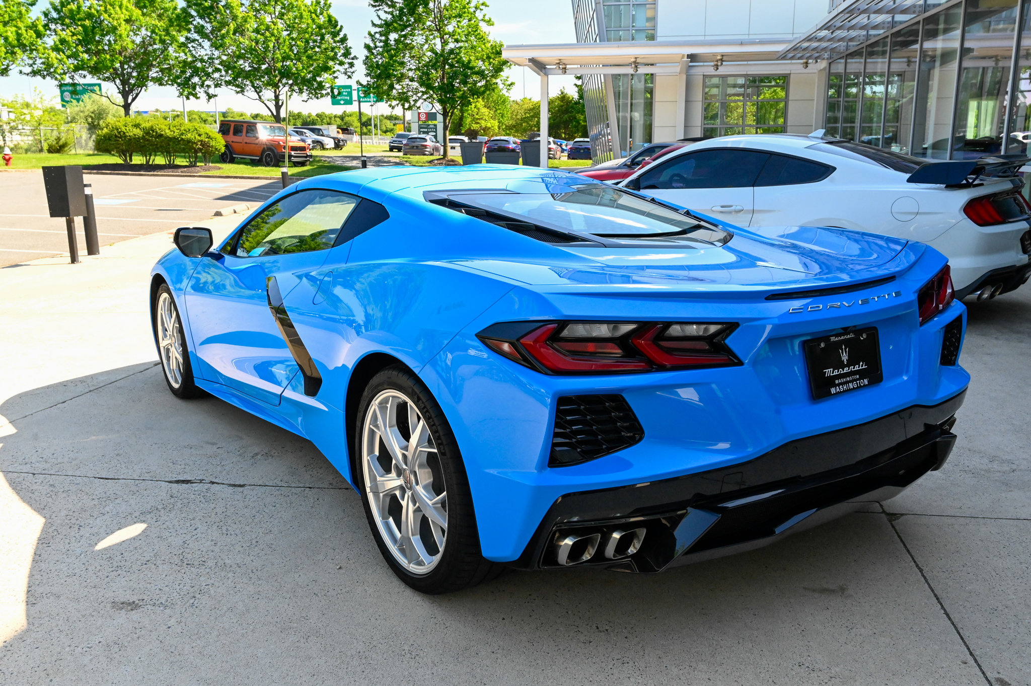 Used 2021 Chevrolet Corvette Stingray Coupe w/ Chrome Exterior Badge Package RWD image 7