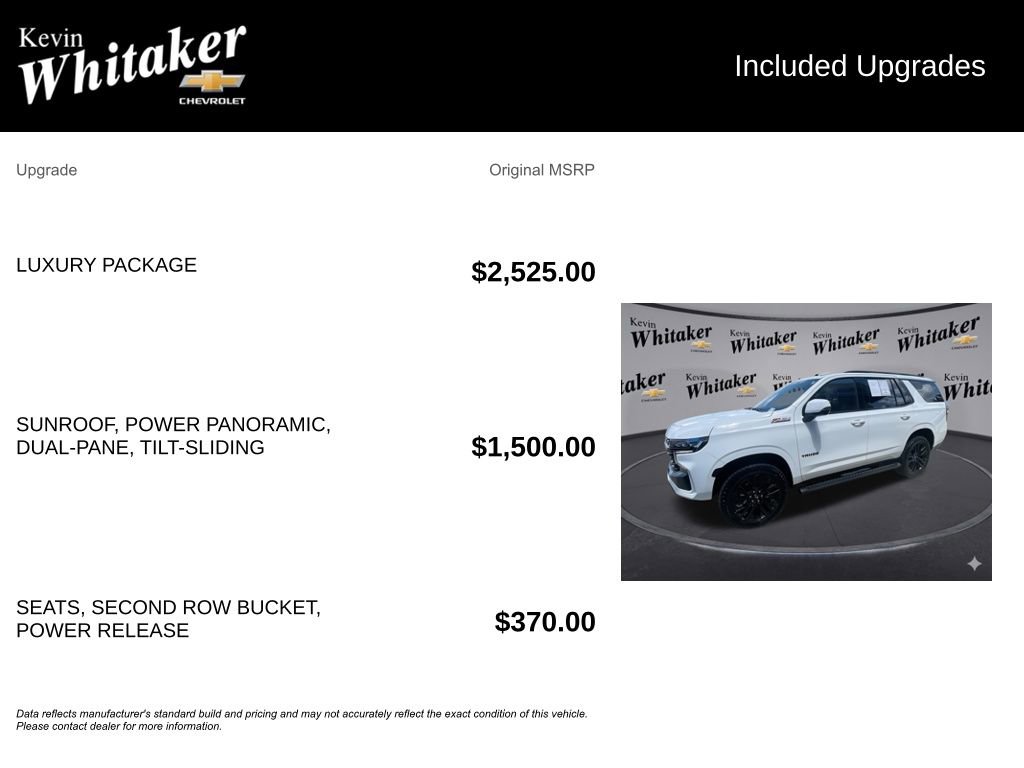 Certified 2023 Chevrolet Tahoe Z71 w/ Luxury Package AWD/4WD image 36