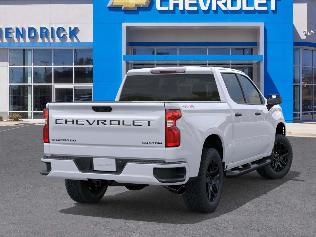 New 2026 Chevrolet Silverado 1500 Custom w/ Turbomax Blackout Package AWD/4WD image 6