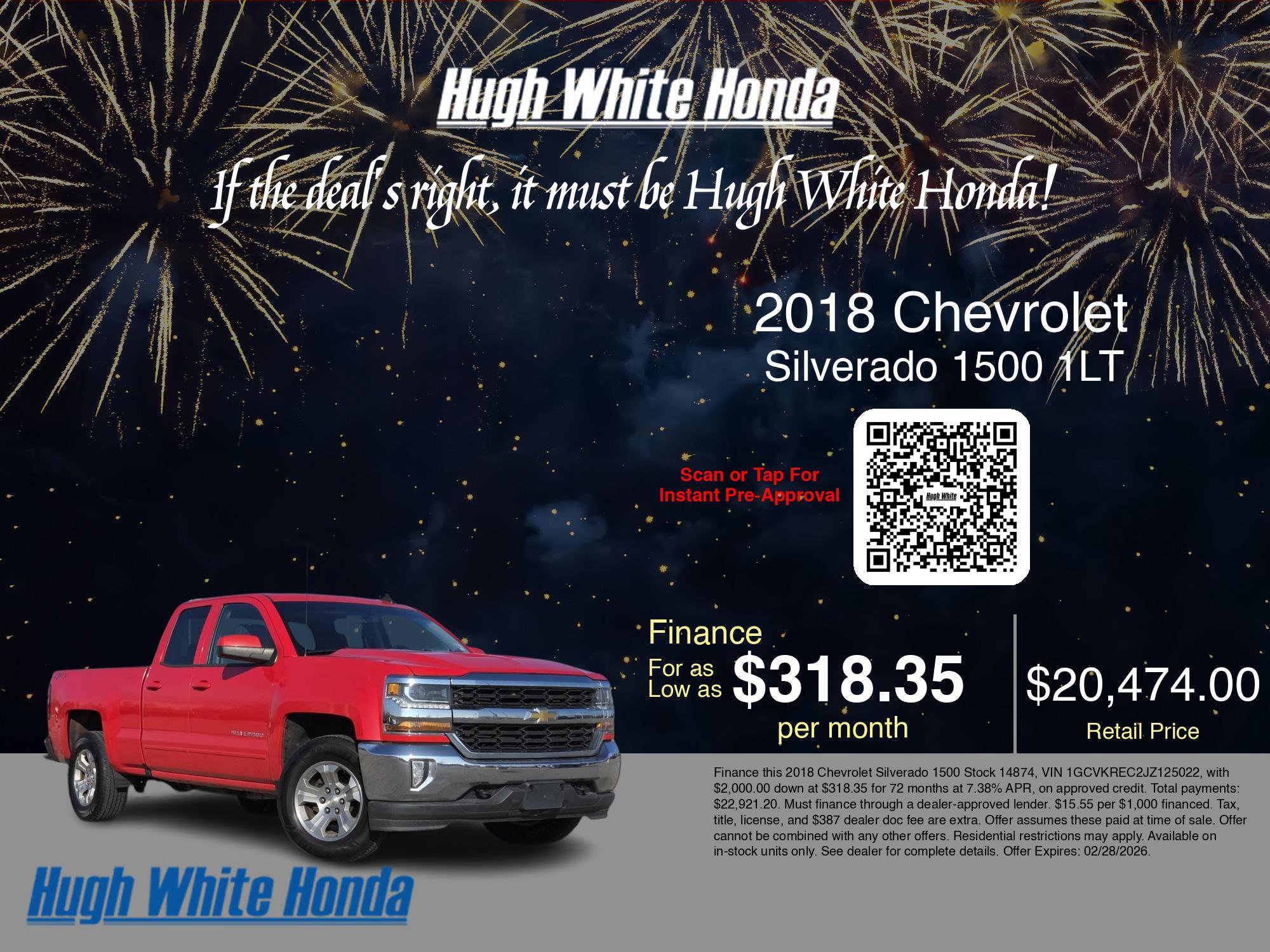 Used 2018 Chevrolet Silverado 1500 LT w/ All Star Edition image 3