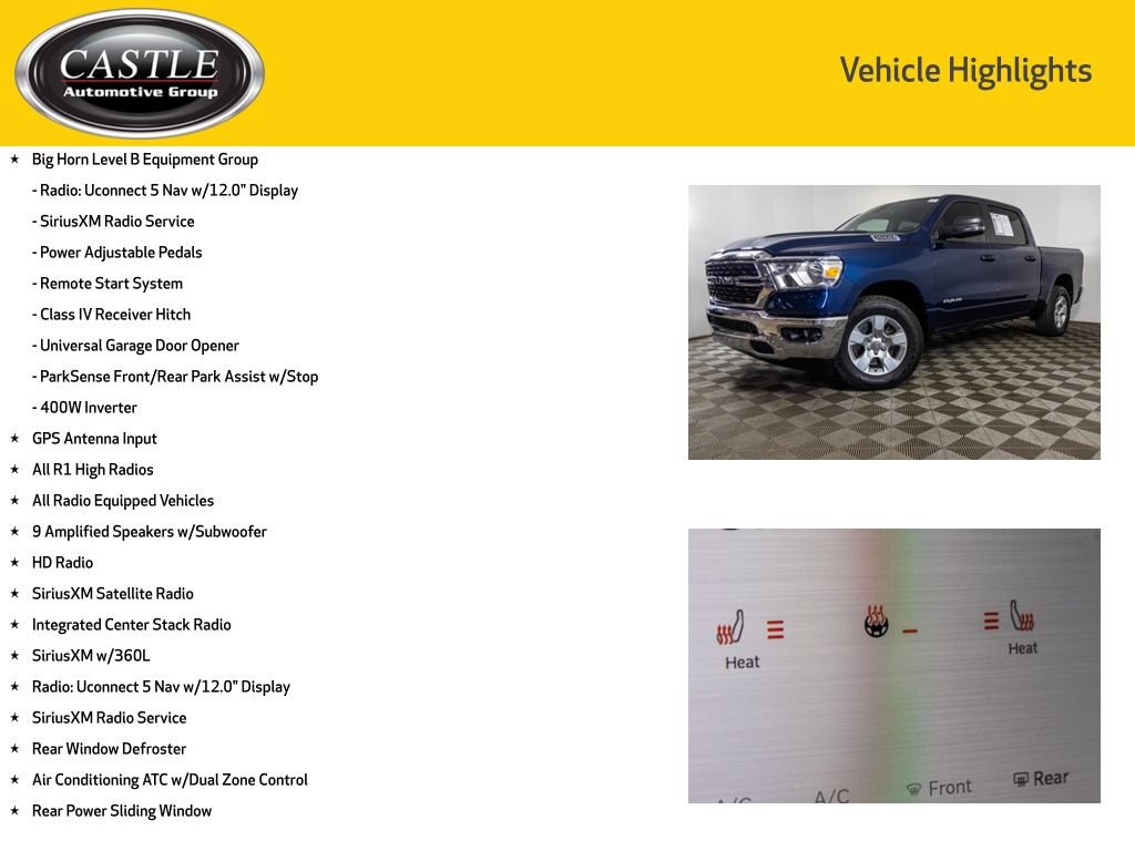 Used 2023 RAM 1500 Big Horn AWD/4WD image 12