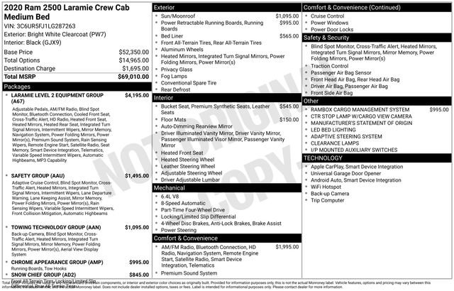 Used 2020 RAM 2500 Laramie image 5