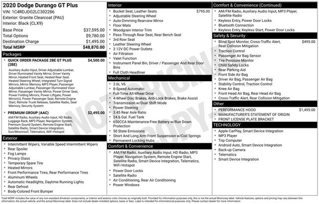 Used 2020 Dodge Durango GT image 5