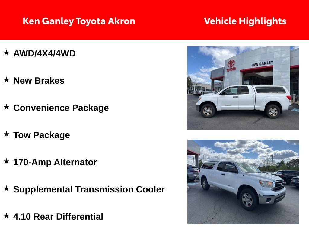 Used 2012 Toyota Tundra 4x4 Double Cab w/ Tow Pkg image 2