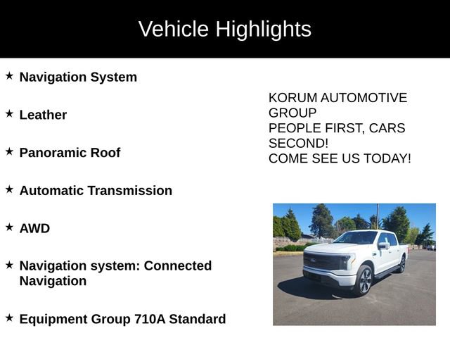 New 2025 Ford F150 Lightning Platinum image 4