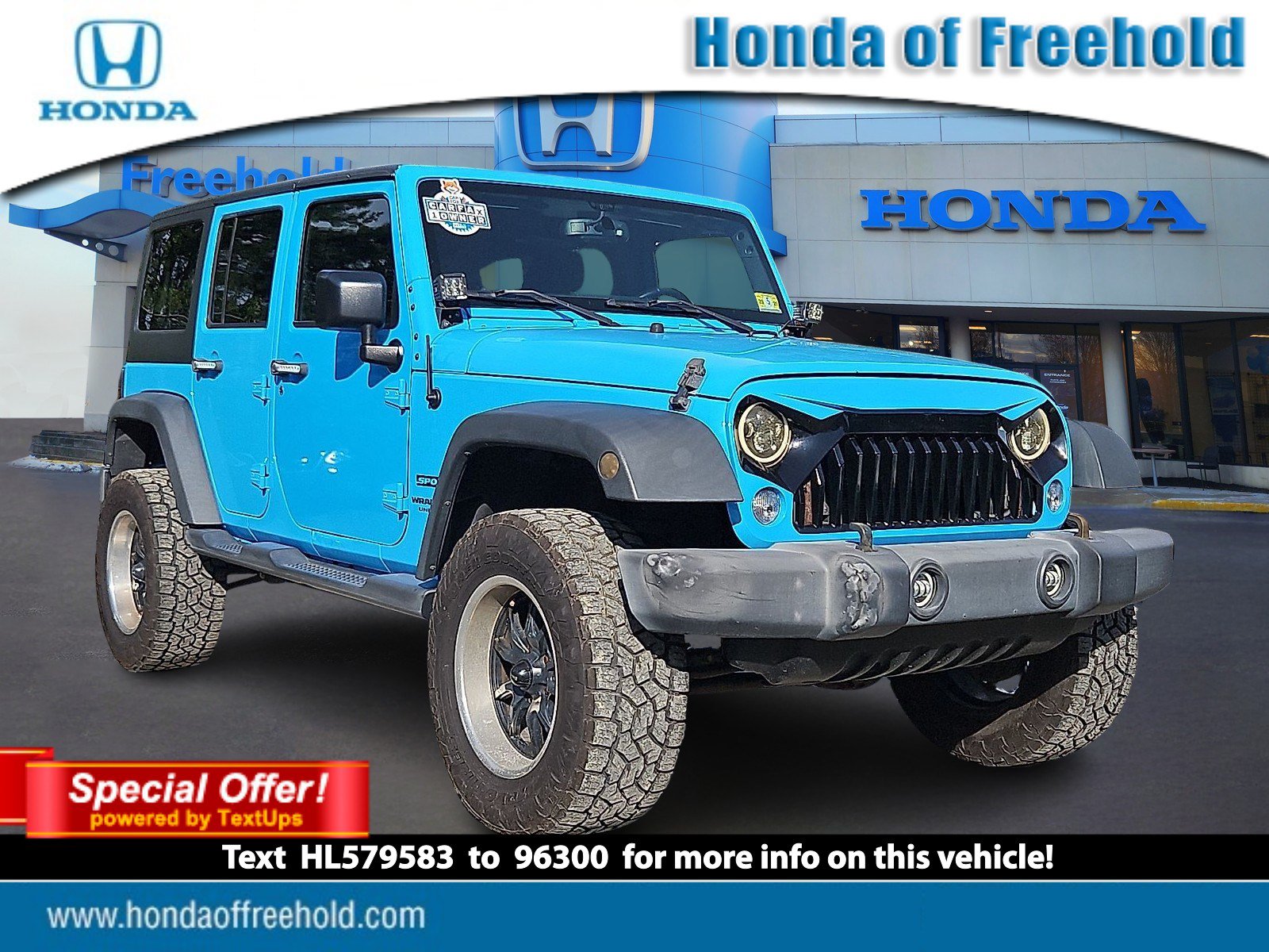 Used 2017 Jeep Wrangler Unlimited Sport w/ Quick Order Package 24S
