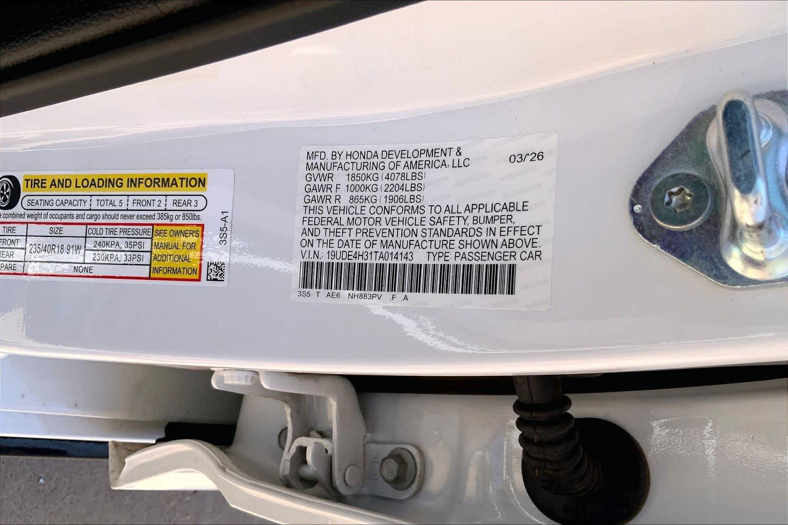 Used 2026 Acura Integra A-Spec FWD image 33
