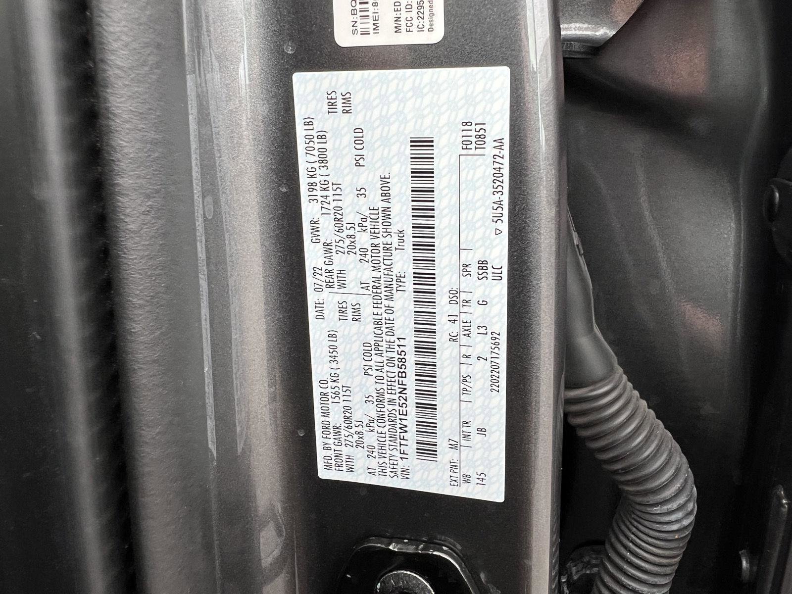Used 2022 Ford F150 XL w/ STX Appearance Package AWD/4WD image 44