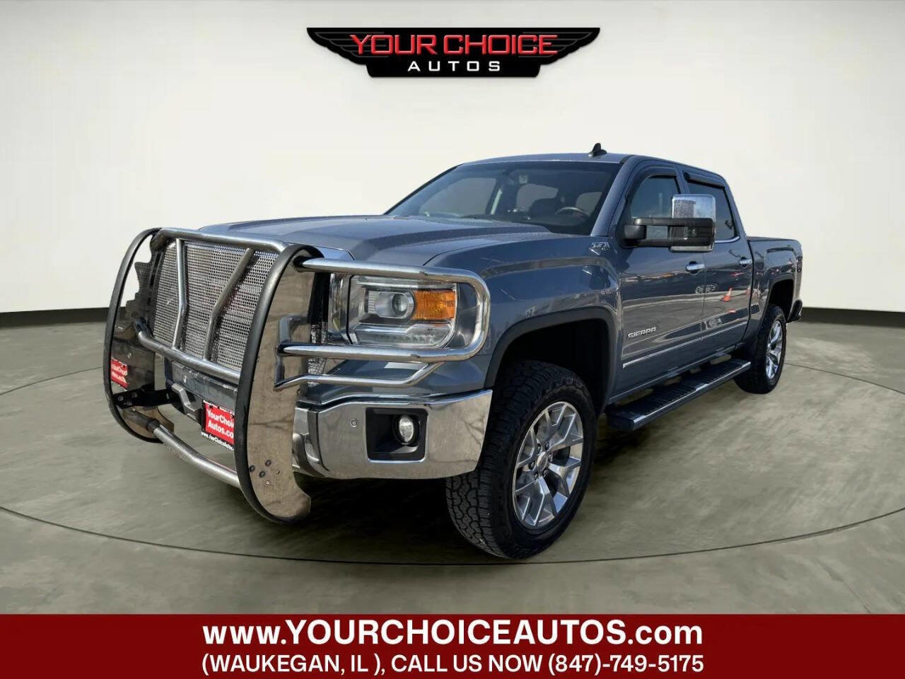 Used 2015 GMC Sierra 1500 SLT w/ SLT Crew Cab Value Package AWD/4WD video 1
