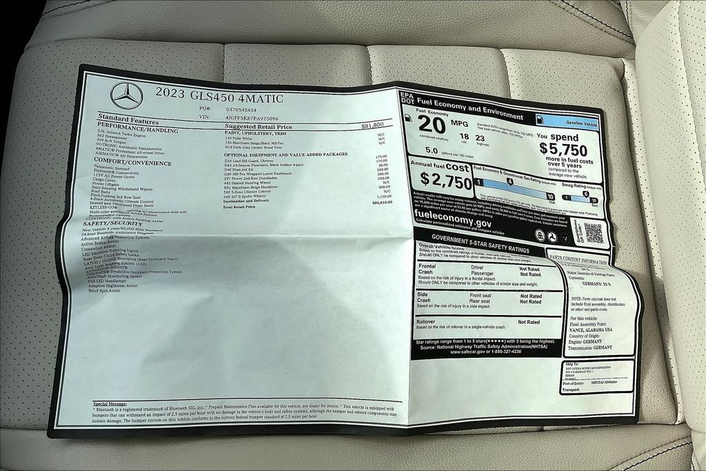 Certified 2023 Mercedes-Benz GLS 450 4MATIC image 22