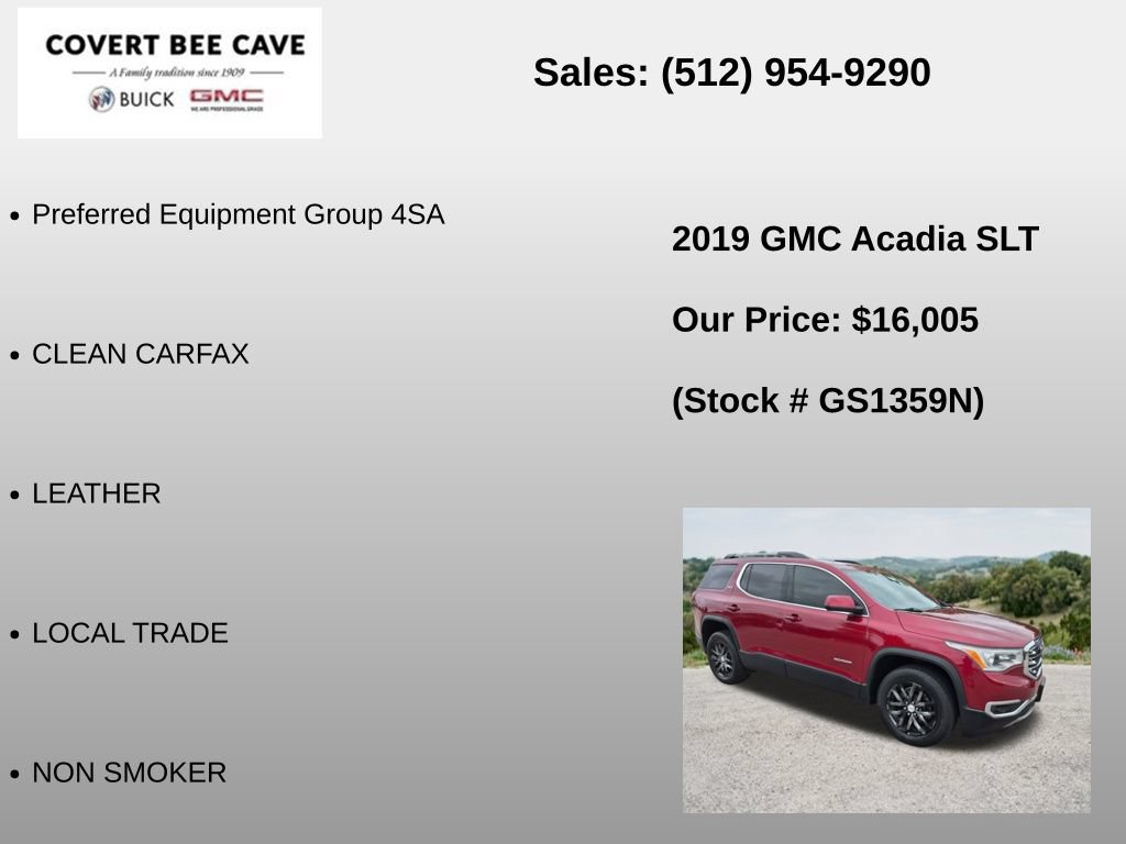 Used 2019 GMC Acadia SLT FWD image 6