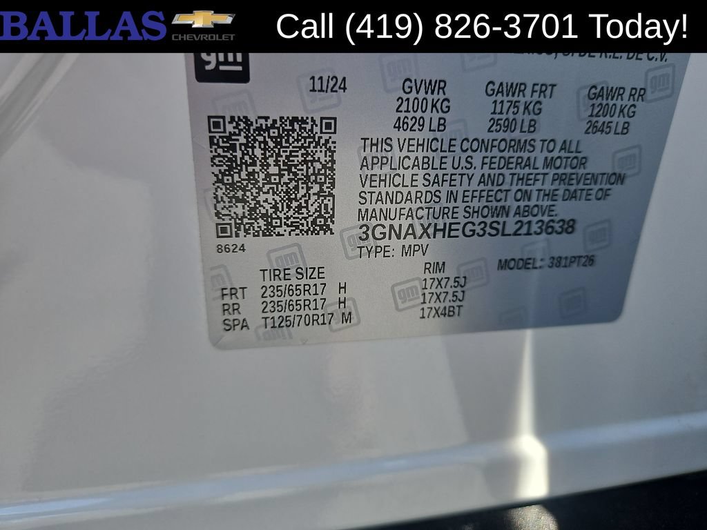 Certified 2025 Chevrolet Equinox LT FWD image 34