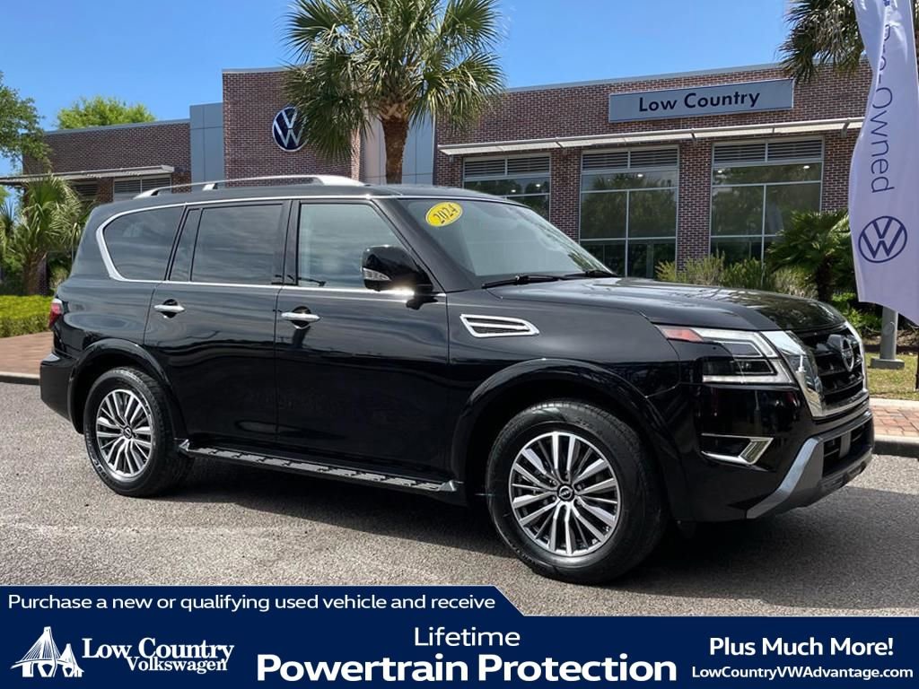 Used 2024 Nissan Armada SL w/ Captain's Chairs Package