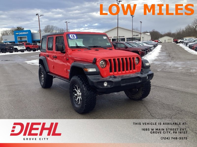 Used 2018 Jeep Wrangler Unlimited Sport image 1