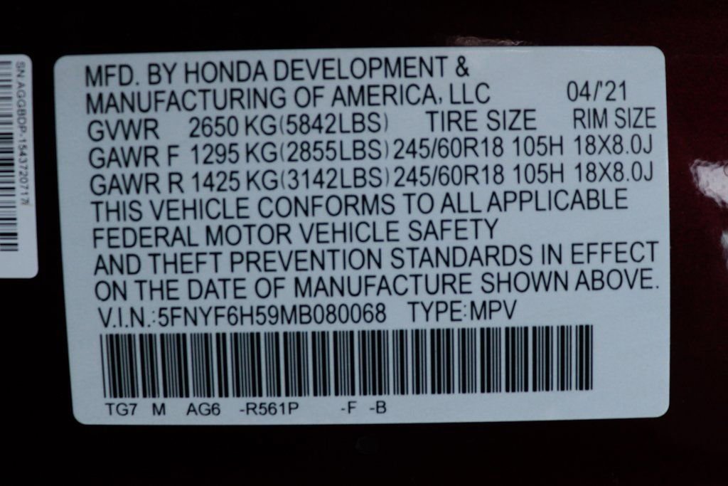 Used 2021 Honda Pilot EX-L image 60