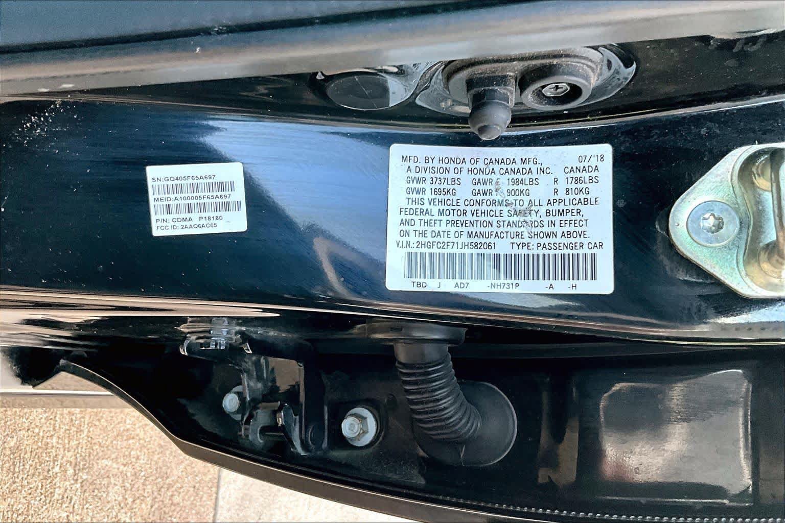Used 2018 Honda Civic EX image 35