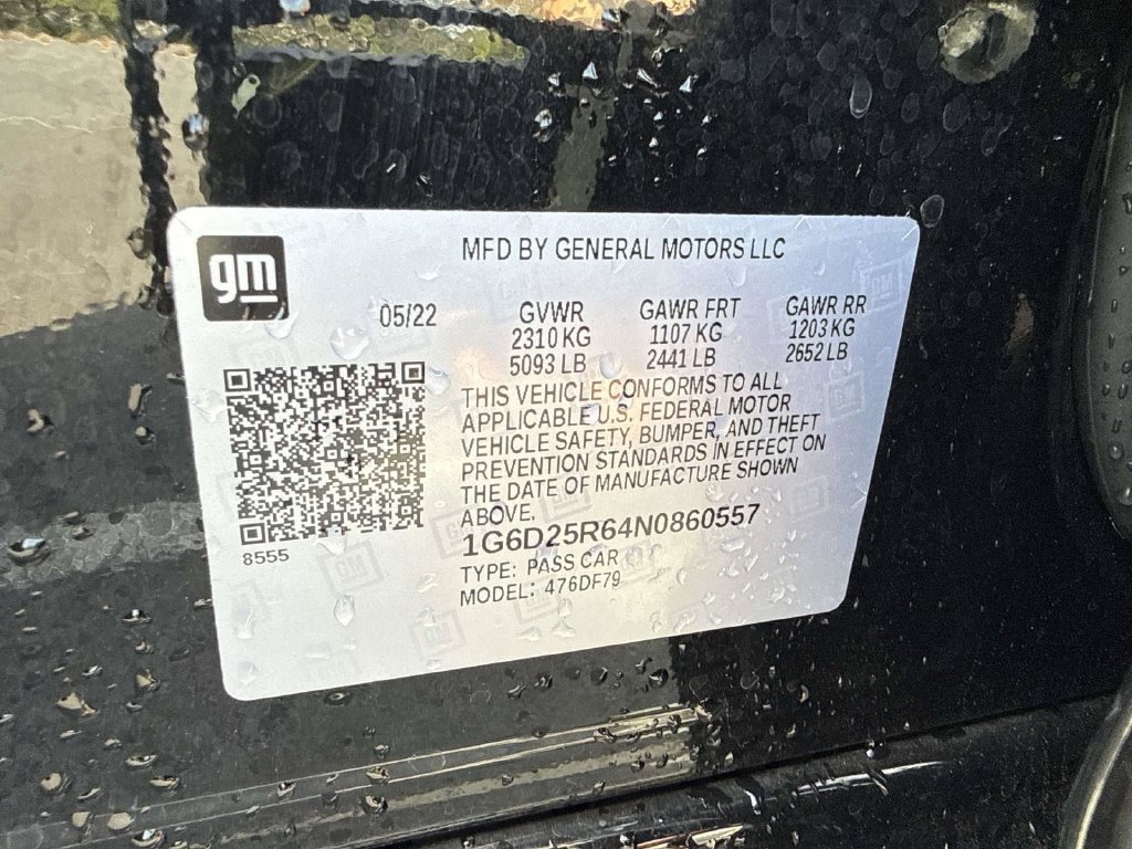 Certified 2022 Cadillac CT5 V Blackwing w/ Parking Package RWD image 19