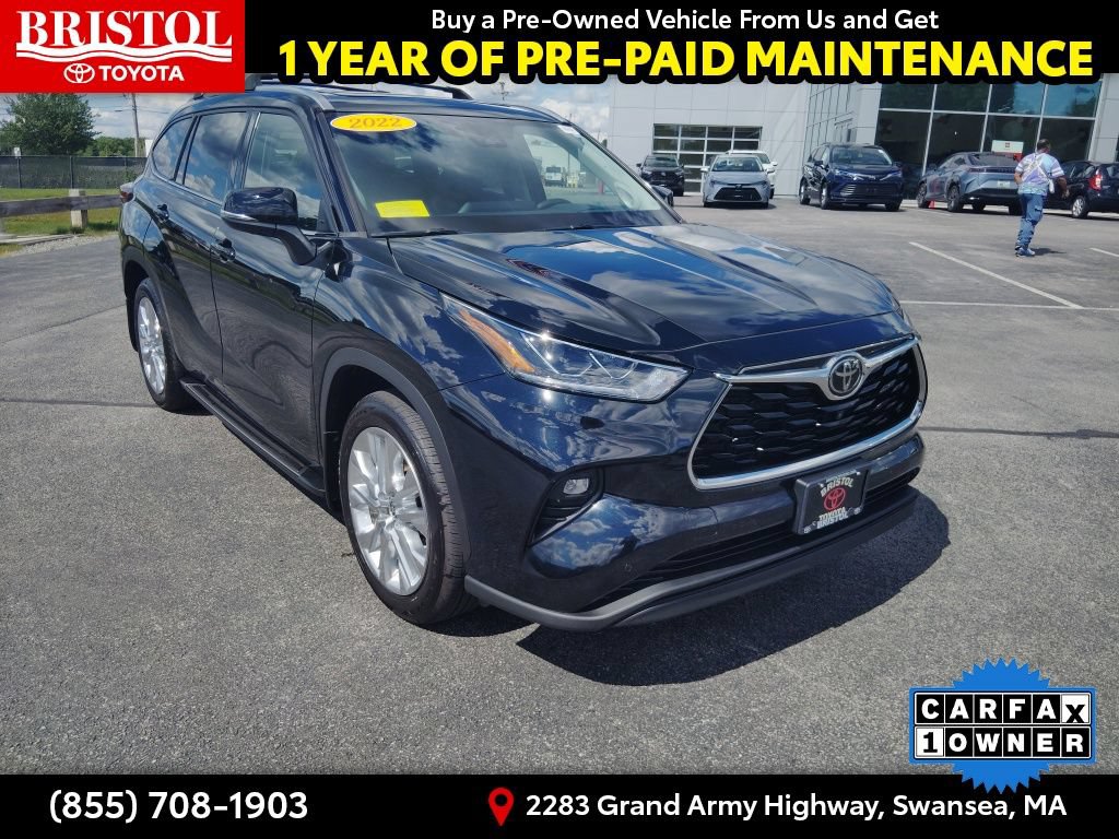 Used 2022 Toyota Highlander Limited AWD/4WD image 1