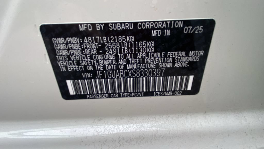 Certified 2025 Subaru Impreza 2.0i AWD/4WD image 32