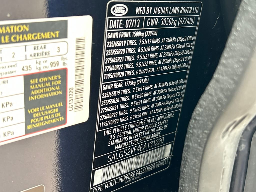 Used 2014 Land Rover Range Rover HSE image 34