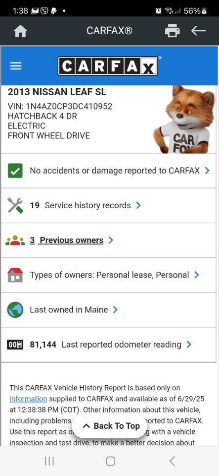 Used 2013 Nissan Leaf SL FWD image 44