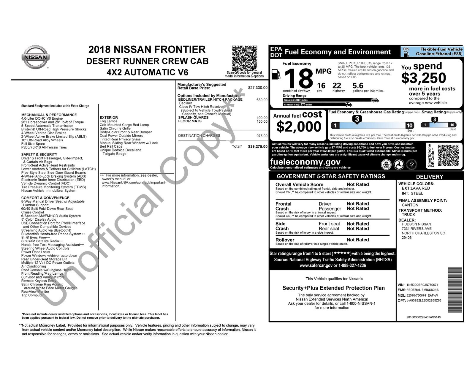 Used 2018 Nissan Frontier SV image 32