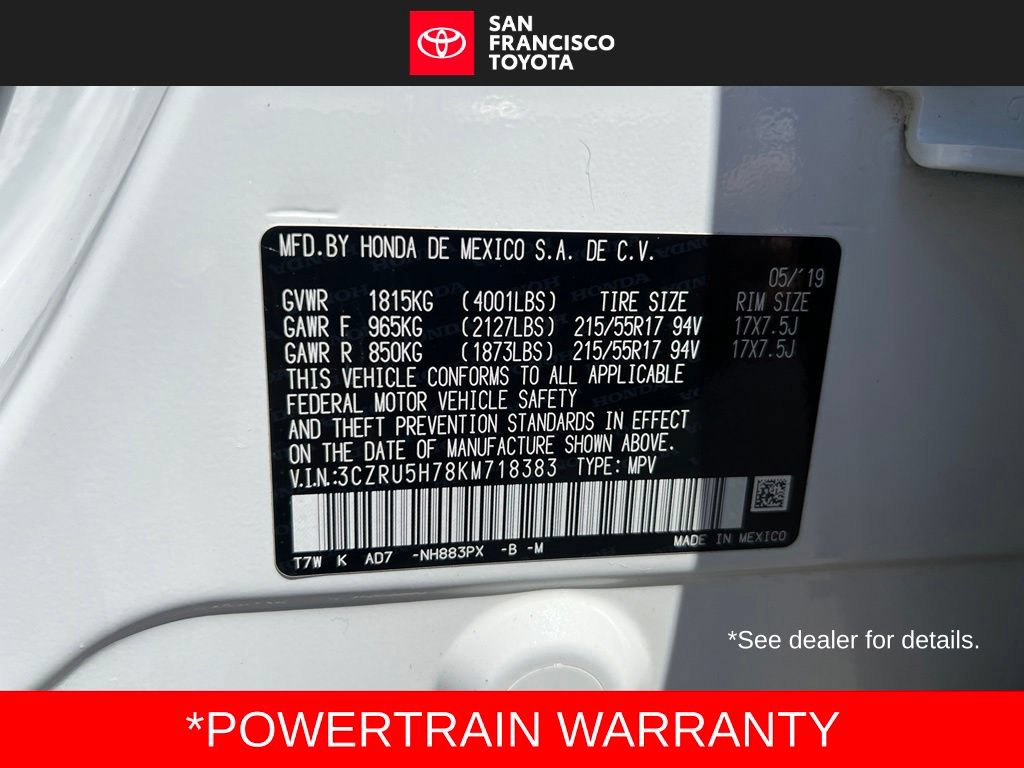 Used 2019 Honda HR-V EX-L image 40