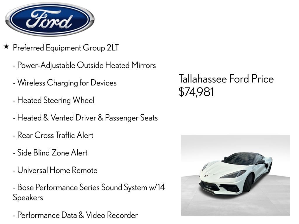 Used 2024 Chevrolet Corvette Stingray Preferred Cpe w/ Z51 Performance Package image 9