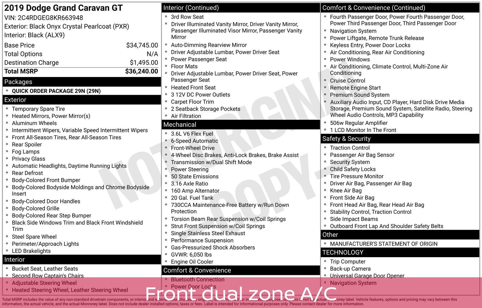 Used 2019 Dodge Grand Caravan GT image 7