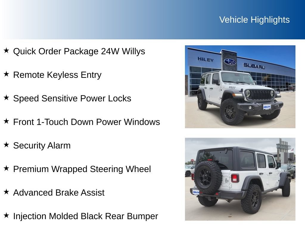 Used 2024 Jeep Wrangler Unlimited Sport AWD/4WD image 5