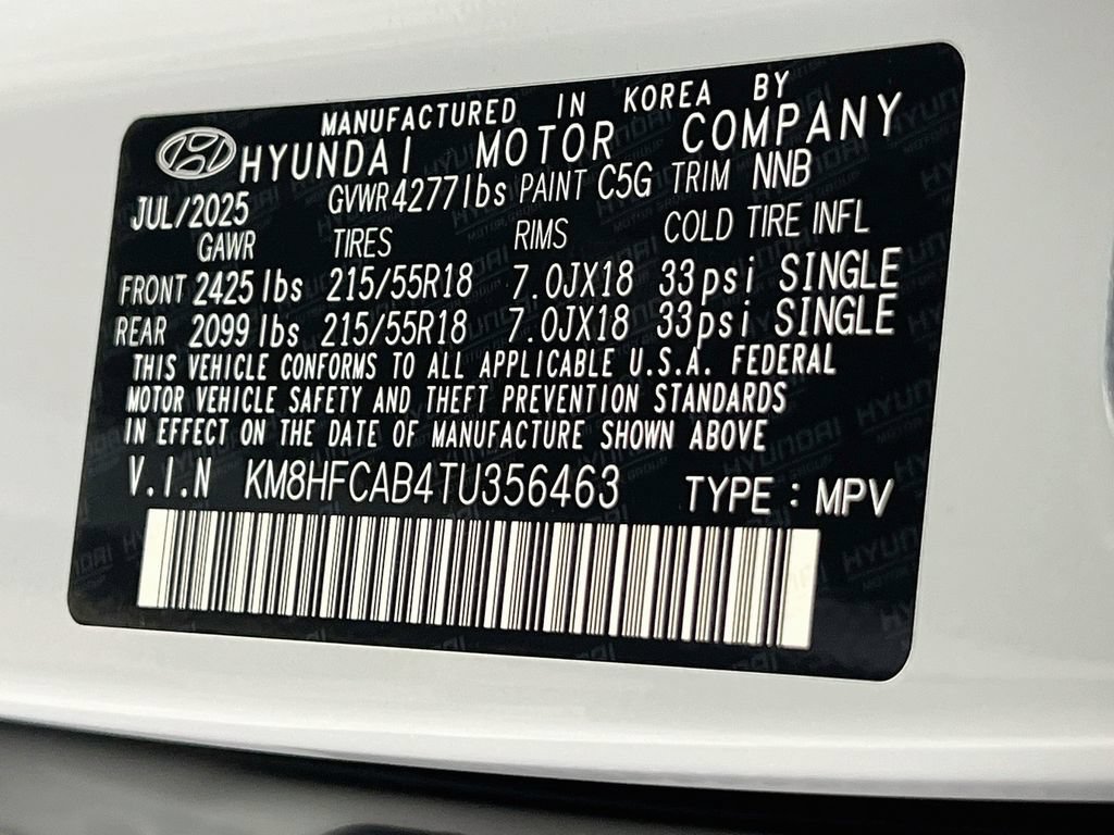 Certified 2026 Hyundai Kona SEL Sport AWD/4WD image 24