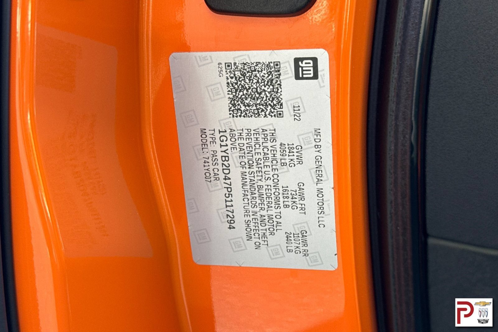 Certified 2023 Chevrolet Corvette Stingray Preferred Cpe w/ Z51 Performance Package RWD image 35