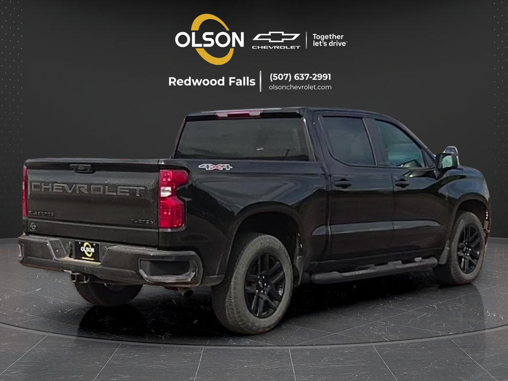 Used 2024 Chevrolet Silverado 1500 Custom w/ Turbomax Blackout Package AWD/4WD image 5