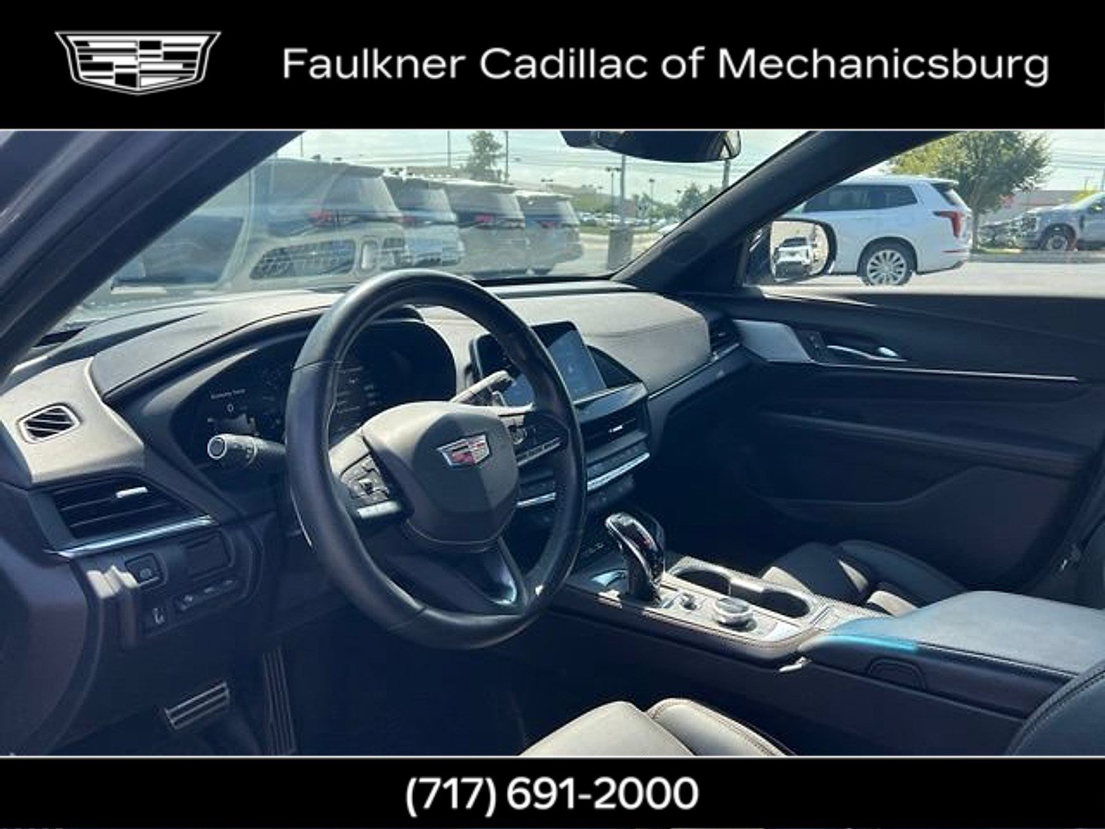 Used 2022 Cadillac CT4 V w/ LPO, ONYX Package AWD/4WD image 17