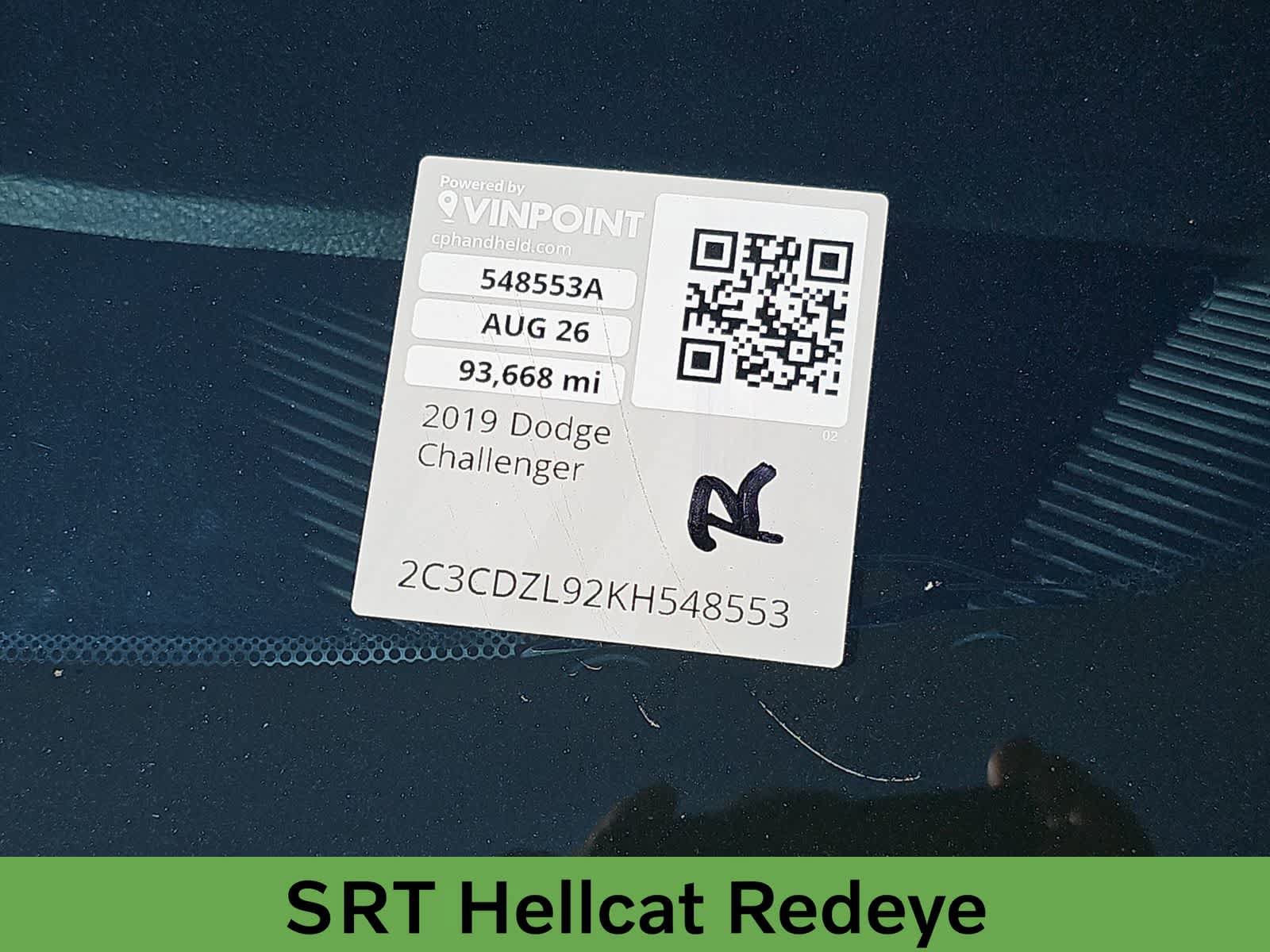Used 2019 Dodge Challenger SRT Hellcat Redeye RWD image 24