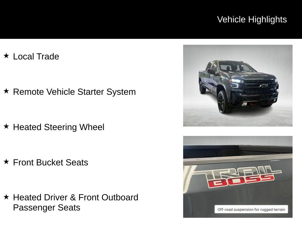 Used 2022 Chevrolet Silverado 1500 LT Trail Boss w/ Bed Protection Package video 2